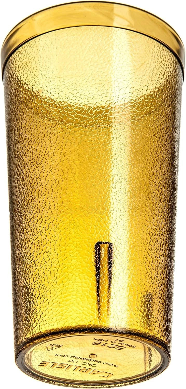 16 oz Stackable Amber Plastic Tumblers - Durable, BPA-Free & Shatter-Resistant | eBay