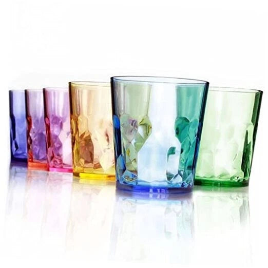 - 13oz Unbreakable Premium Drinking Glasses Set of 6 - Made in Japan - Super 641945603491| eBay